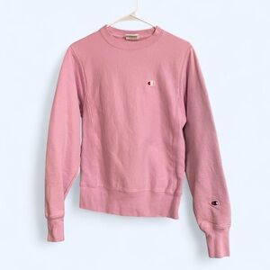 Champion Reverse Weave Pink Sweatshirt